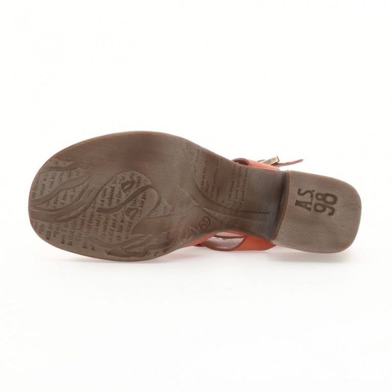 A.S.98 Andra Sandaler Dame Oransje | NO-RZVOAB805