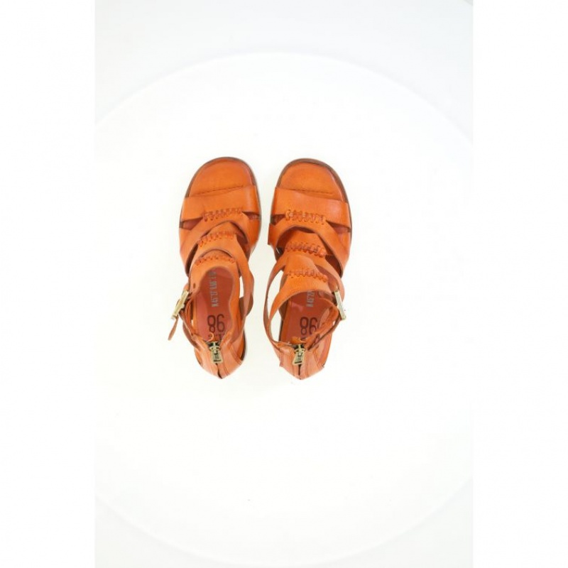 A.S.98 Andra Sandaler Dame Oransje | NO-RZVOAB805