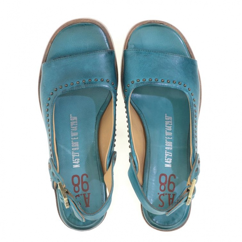 A.S.98 Angie Sandaler Dame Grønn | NO-WOCDBE143