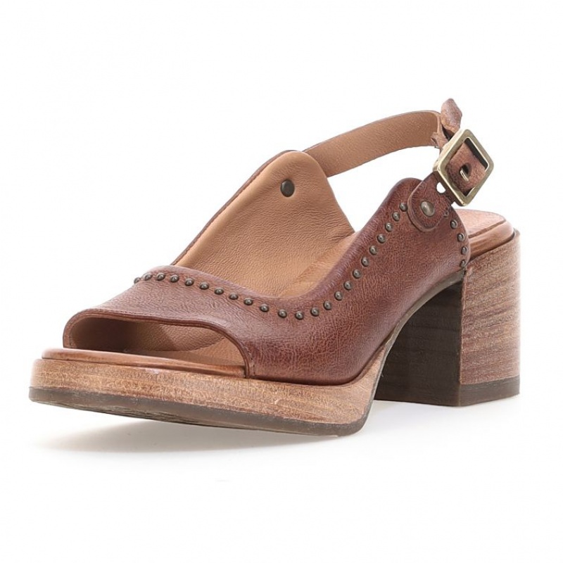 A.S.98 Angie Sandaler Dame Khaki | NO-RHTZVO409