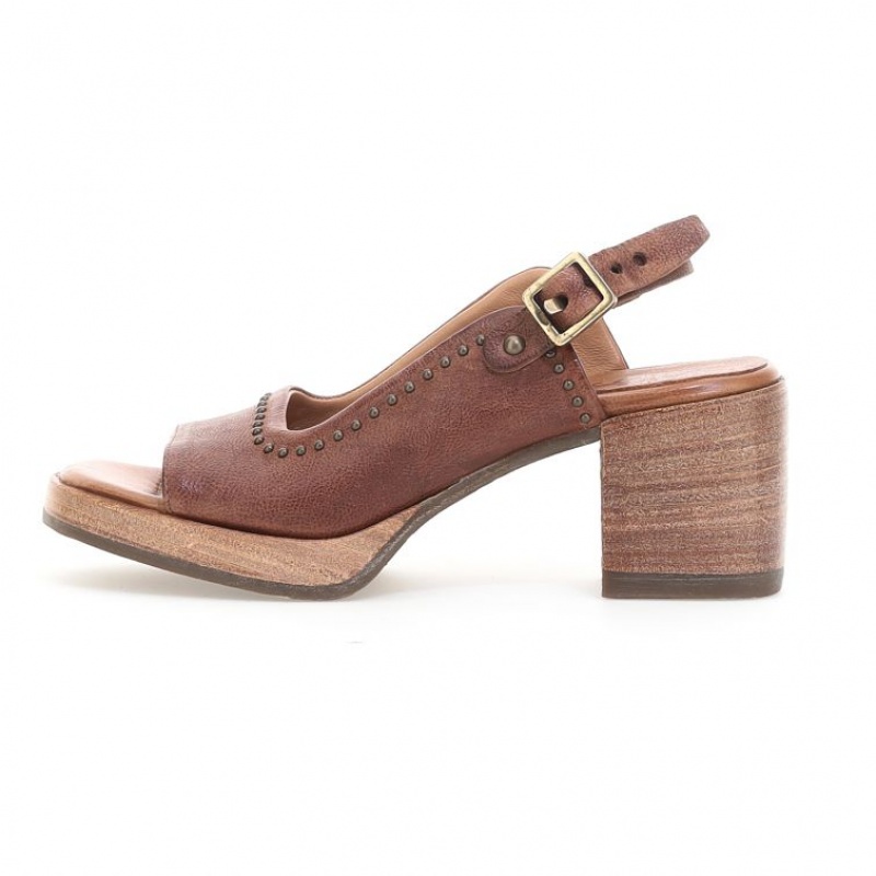 A.S.98 Angie Sandaler Dame Khaki | NO-RHTZVO409