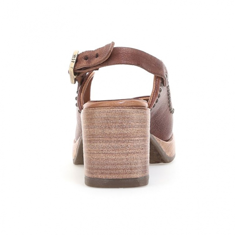A.S.98 Angie Sandaler Dame Khaki | NO-RHTZVO409