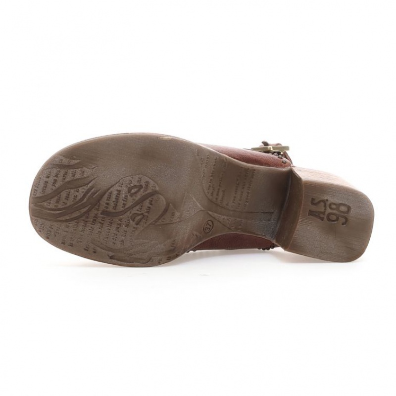 A.S.98 Angie Sandaler Dame Khaki | NO-RHTZVO409