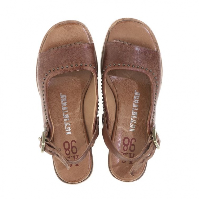 A.S.98 Angie Sandaler Dame Khaki | NO-RHTZVO409