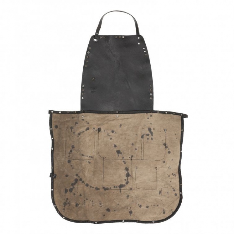 A.S.98 Apron Darin Vesker Unisex Svarte | NO-SFOBLW235