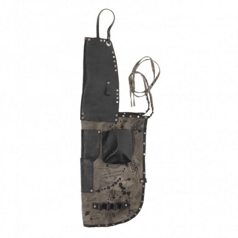 A.S.98 Apron Darin Vesker Unisex Svarte | NO-SFOBLW235