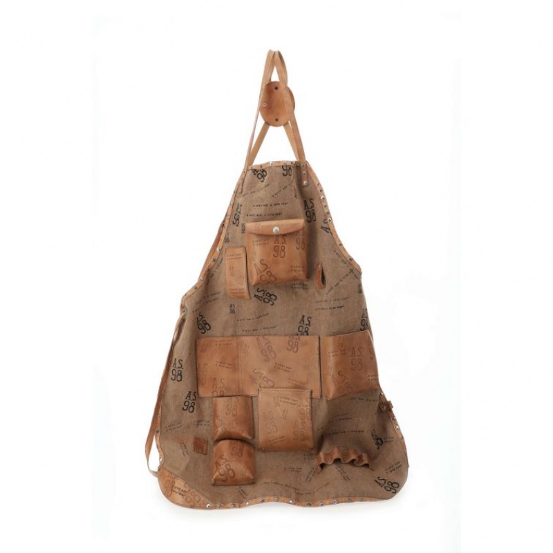 A.S.98 Apron Gib Vesker Unisex Brune | NO-WUJOKS290