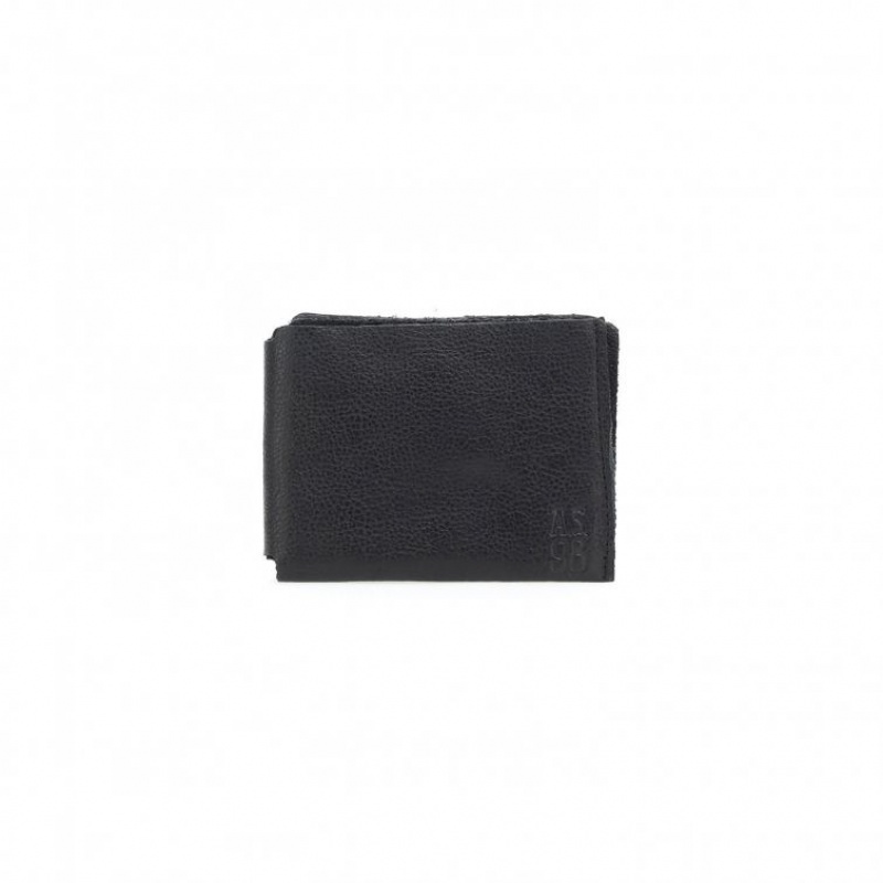 A.S.98 Aric Lommebok Unisex Svarte | NO-FLORPS465