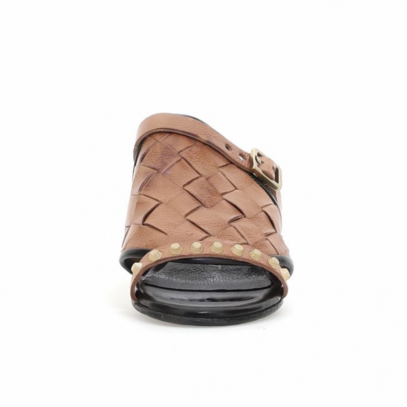 A.S.98 Auggie Sandaler Dame Brune | NO-PKHLSR862