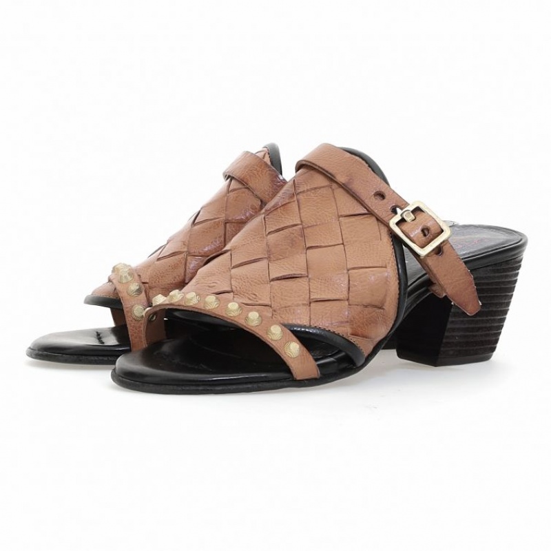 A.S.98 Auggie Sandaler Dame Brune | NO-PKHLSR862