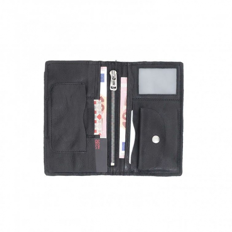 A.S.98 Austen Lommebok Unisex Svarte | NO-RQBJTC318