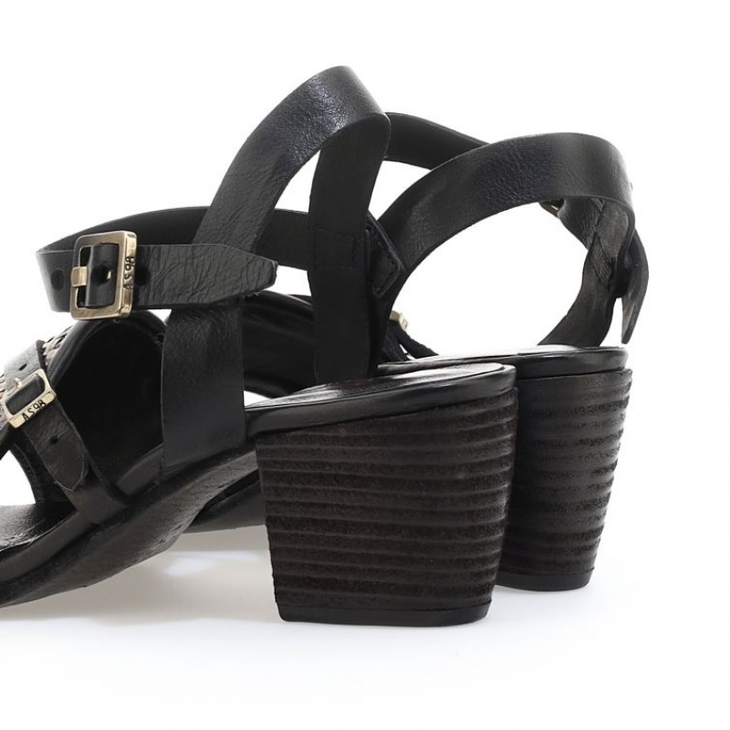 A.S.98 Ayden Sandaler Dame Svarte | NO-EQLYUX629