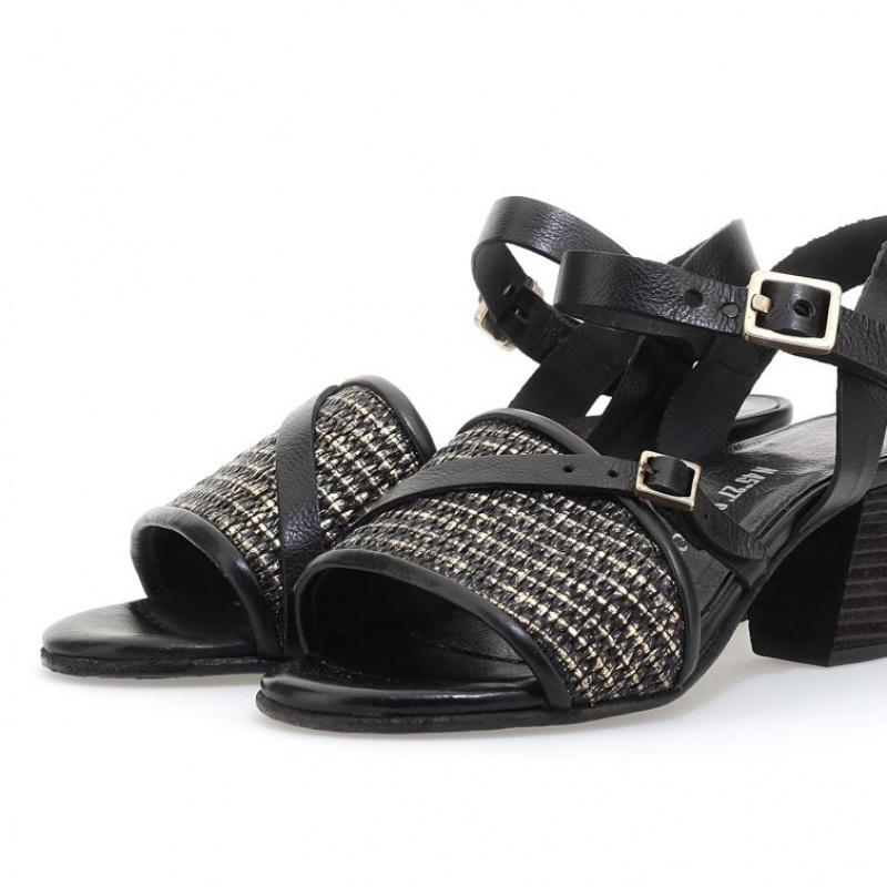A.S.98 Ayden Sandaler Dame Svarte | NO-RNIMJD463
