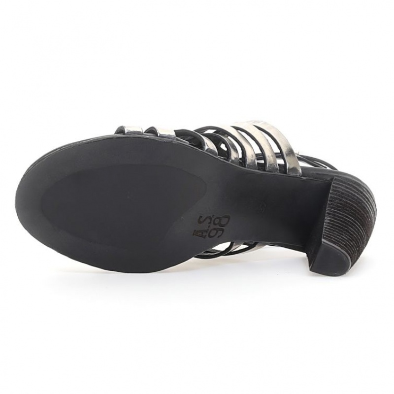 A.S.98 Barb Sandaler Dame Platina | NO-QMBSXO086