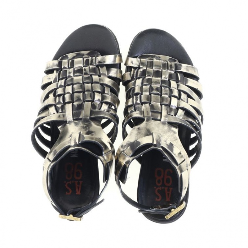 A.S.98 Barb Sandaler Dame Platina | NO-QMBSXO086