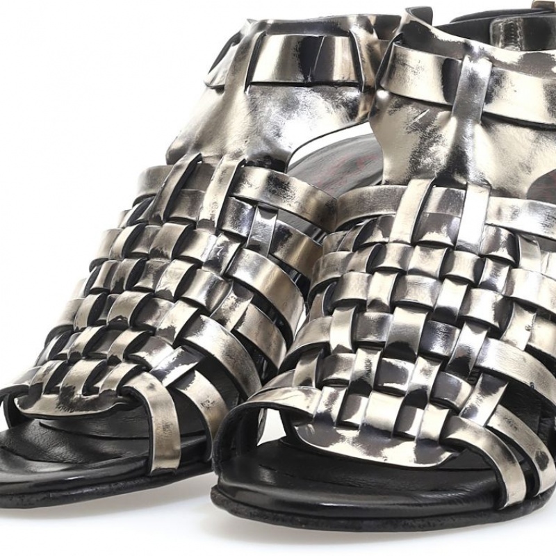 A.S.98 Barb Sandaler Dame Platina | NO-QMBSXO086