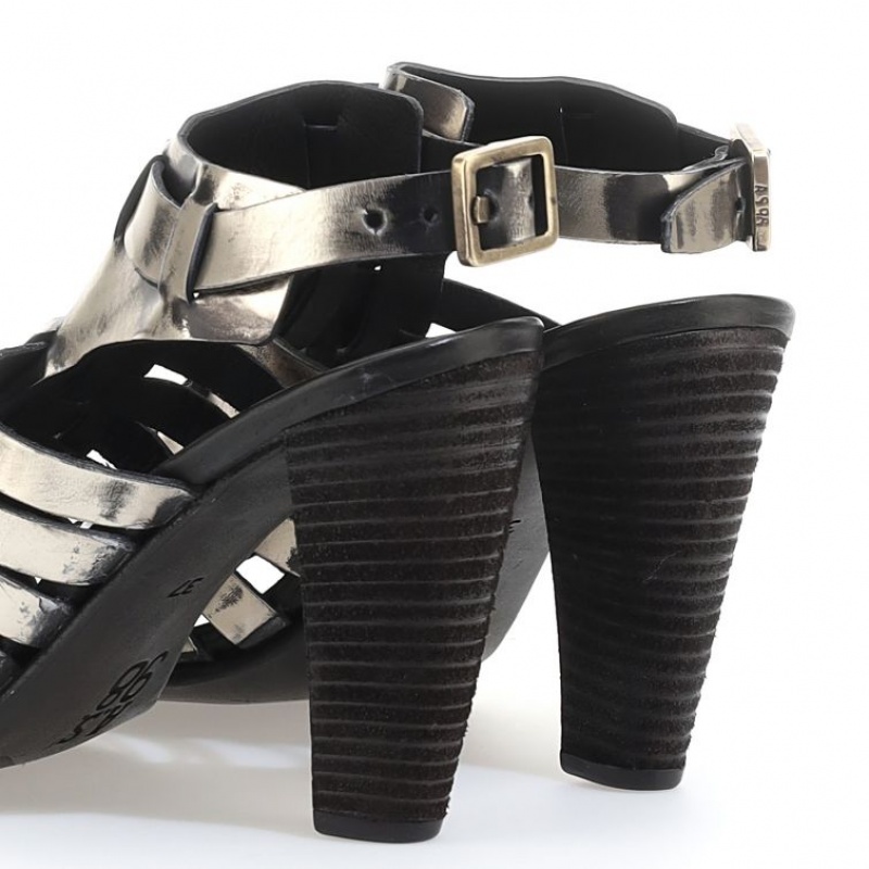 A.S.98 Barb Sandaler Dame Platina | NO-QMBSXO086