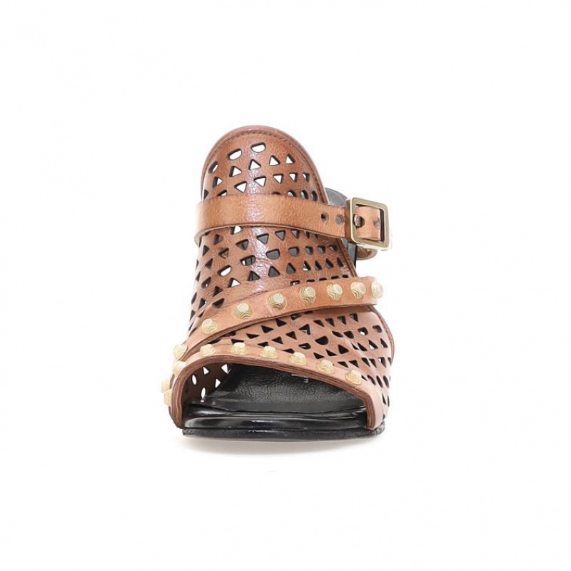 A.S.98 Barbra Sandaler Dame Brune | NO-ZXTSPK418