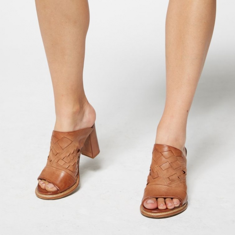 A.S.98 Belen Sandaler Dame Khaki | NO-BFIEZV284