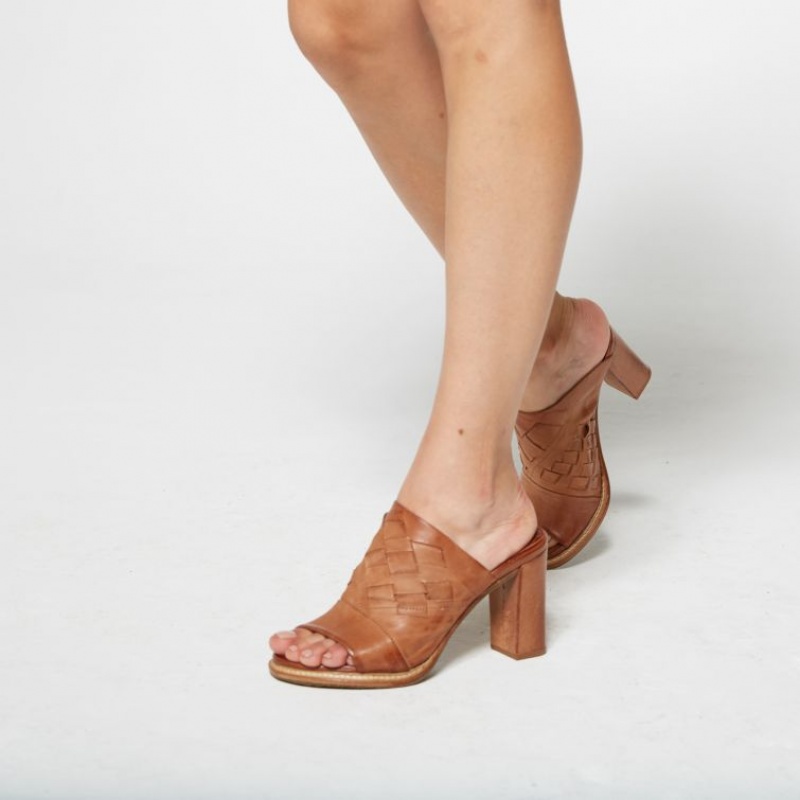 A.S.98 Belen Sandaler Dame Khaki | NO-BFIEZV284