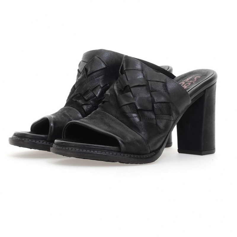 A.S.98 Belen Sandaler Dame Svarte | NO-ODLFAK928