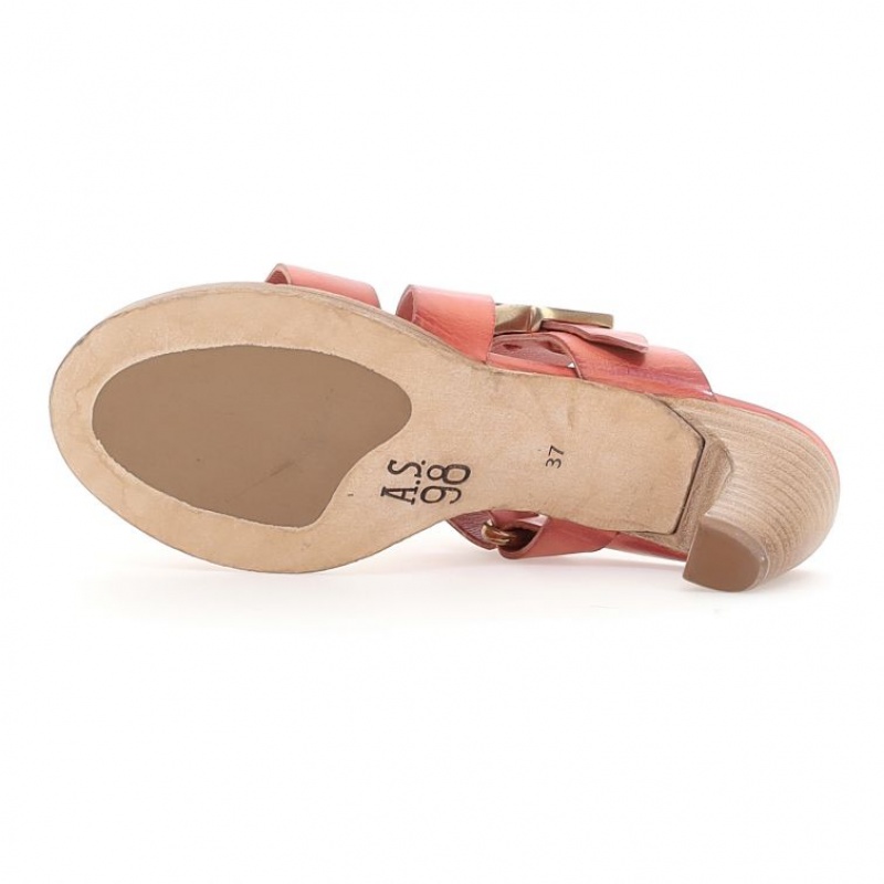 A.S.98 Bernardine Sandaler Dame Oransje | NO-EFHONL723