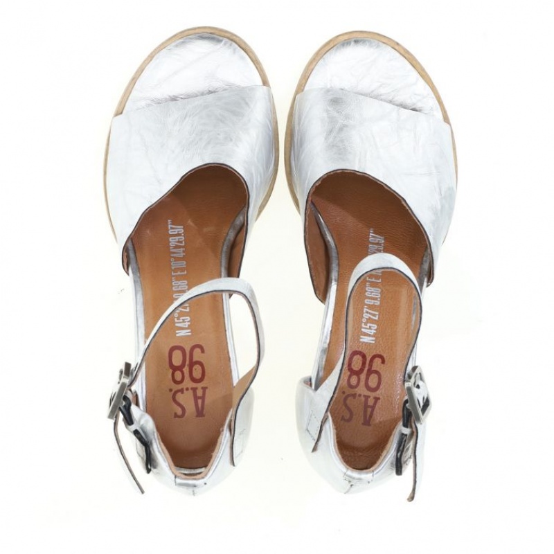 A.S.98 Bess Sandaler Dame Sølv | NO-SNGIAB290