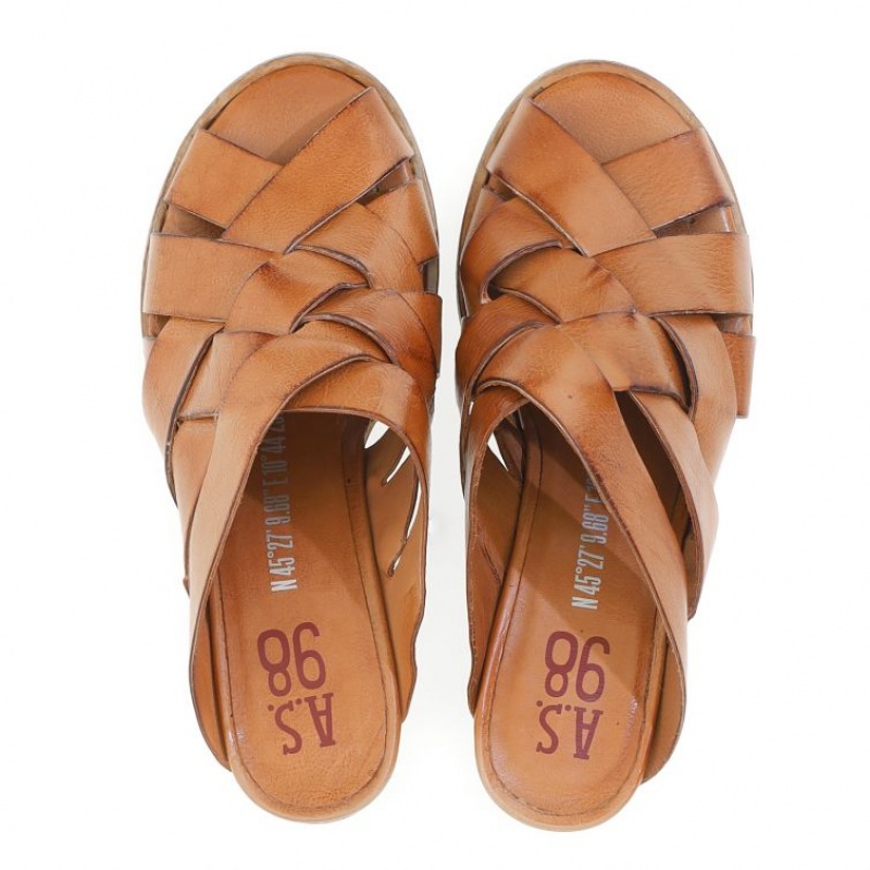 A.S.98 Bessie Sandaler Dame Brune | NO-KTLQWM405