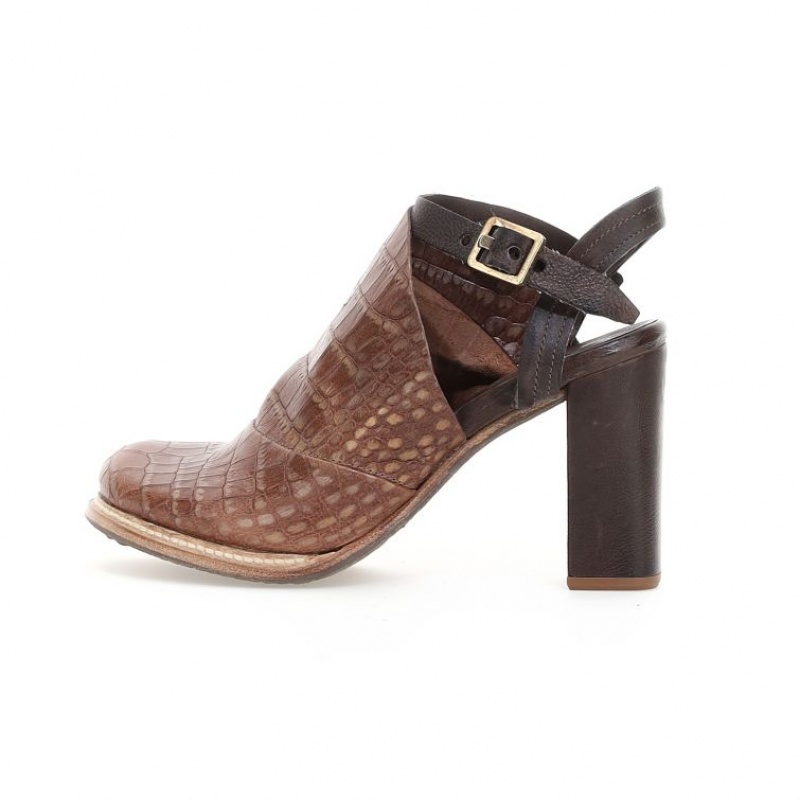 A.S.98 Blanca Sandaler Dame Khaki | NO-LJODWG246