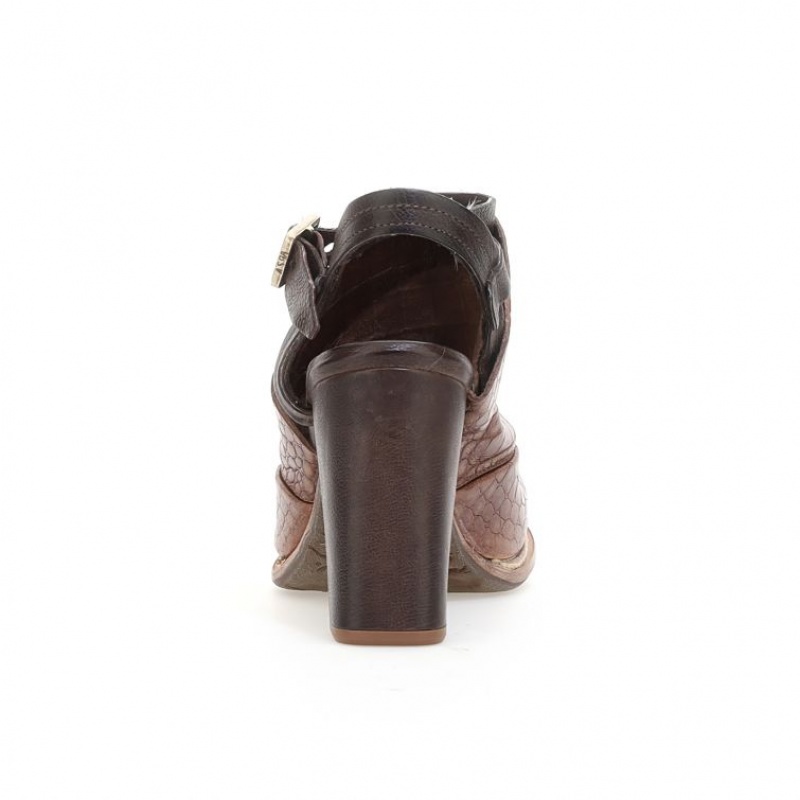 A.S.98 Blanca Sandaler Dame Khaki | NO-LJODWG246