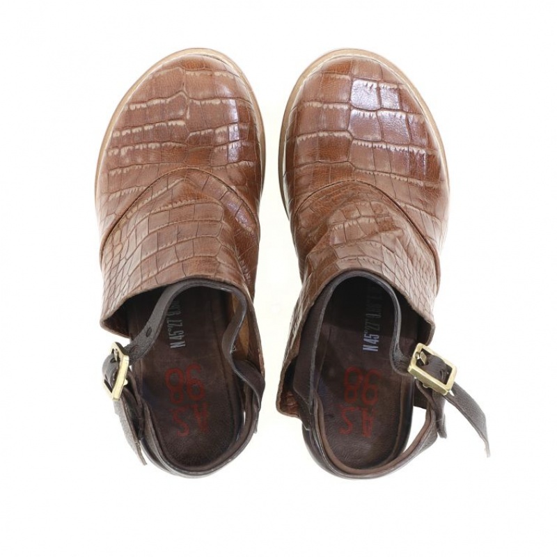 A.S.98 Blanca Sandaler Dame Khaki | NO-LJODWG246