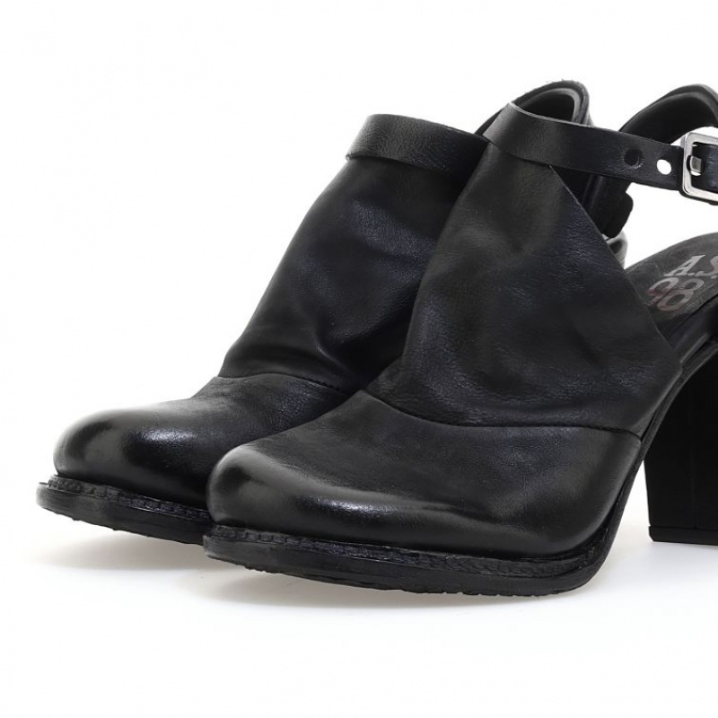A.S.98 Blanca Sandaler Dame Svarte | NO-UPIHZL130