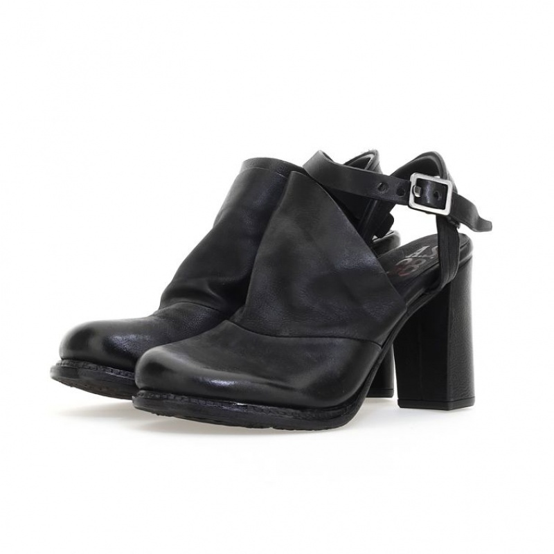 A.S.98 Blanca Sandaler Dame Svarte | NO-UPIHZL130