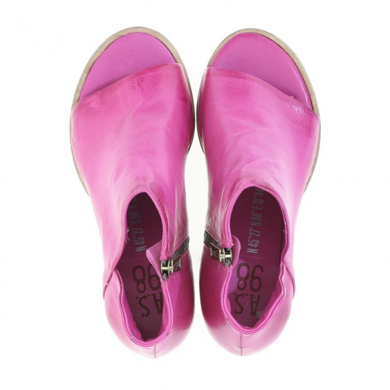 A.S.98 Blanch Sandaler Dame Fuchsia | NO-LHCJVD205