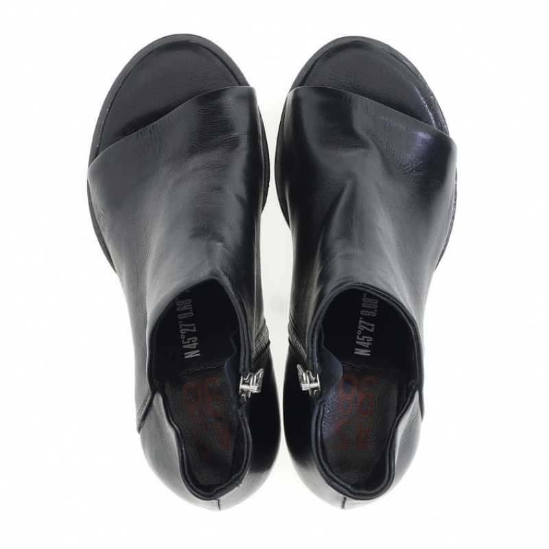 A.S.98 Blanch Sandaler Dame Svarte | NO-ZSAJHP274