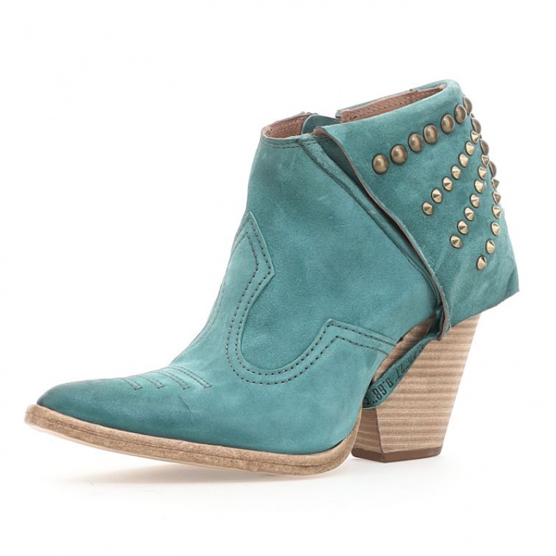A.S.98 Blondie Ankle boots Dame Grønn | NO-SCHJXL654