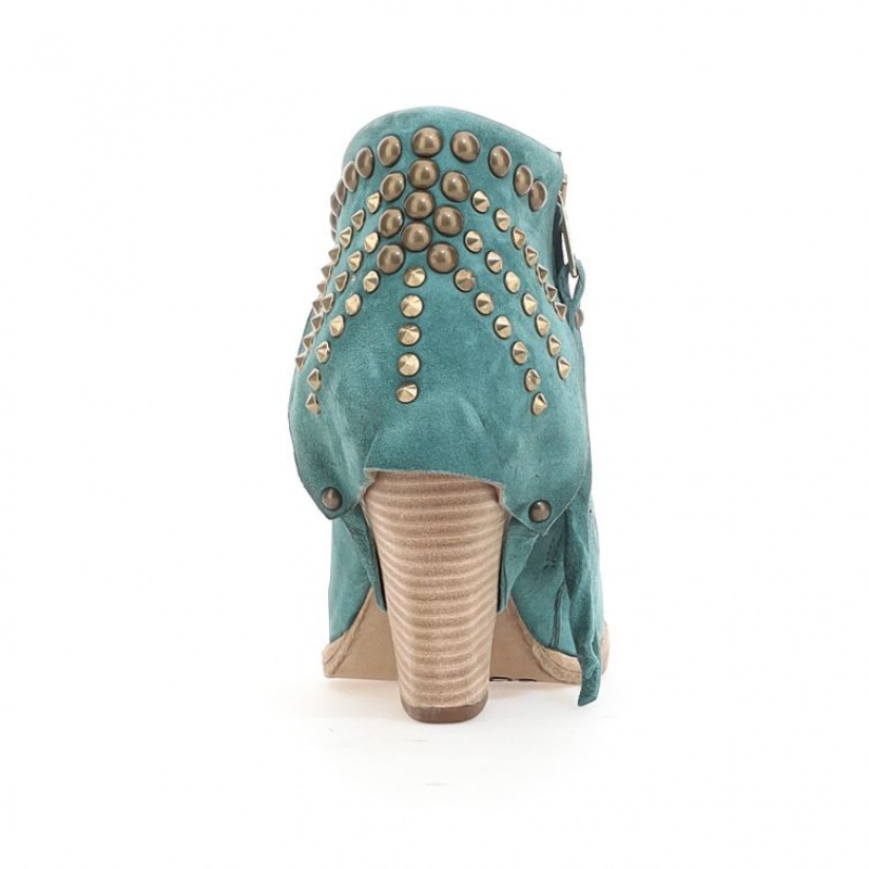 A.S.98 Blondie Ankle boots Dame Grønn | NO-SCHJXL654