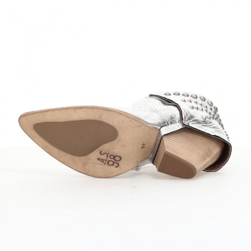 A.S.98 Blondie Ankle boots Dame Sølv | NO-DORWTF675