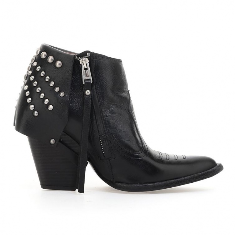 A.S.98 Blondie Ankle boots Dame Svarte | NO-PYTIEN512