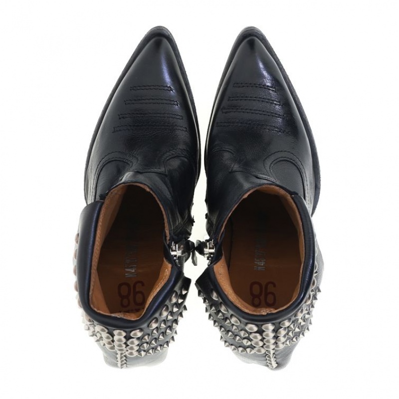 A.S.98 Blondie Ankle boots Dame Svarte | NO-PYTIEN512
