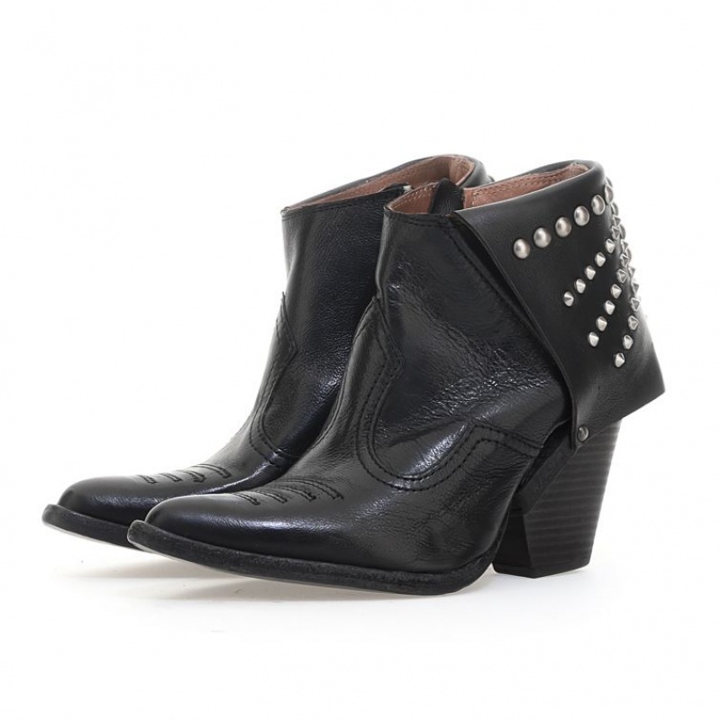 A.S.98 Blondie Ankle boots Dame Svarte | NO-PYTIEN512