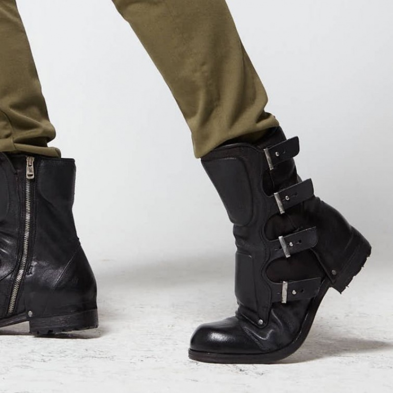 A.S.98 Boots Shield 409204 Ankle boots Herre Svarte | NO-RCSWTV086