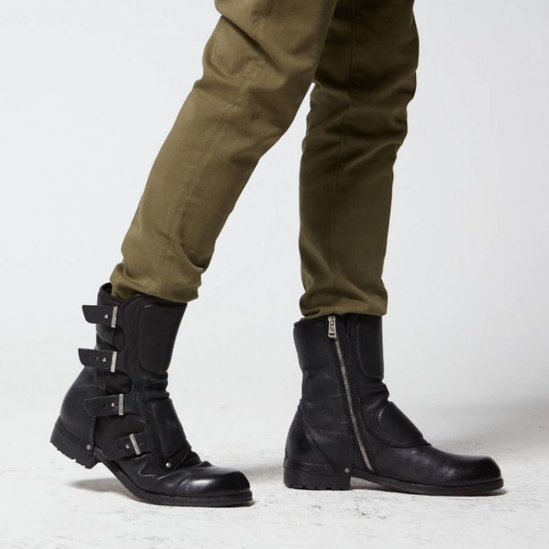 A.S.98 Boots Shield 409204 Ankle boots Herre Svarte | NO-RCSWTV086