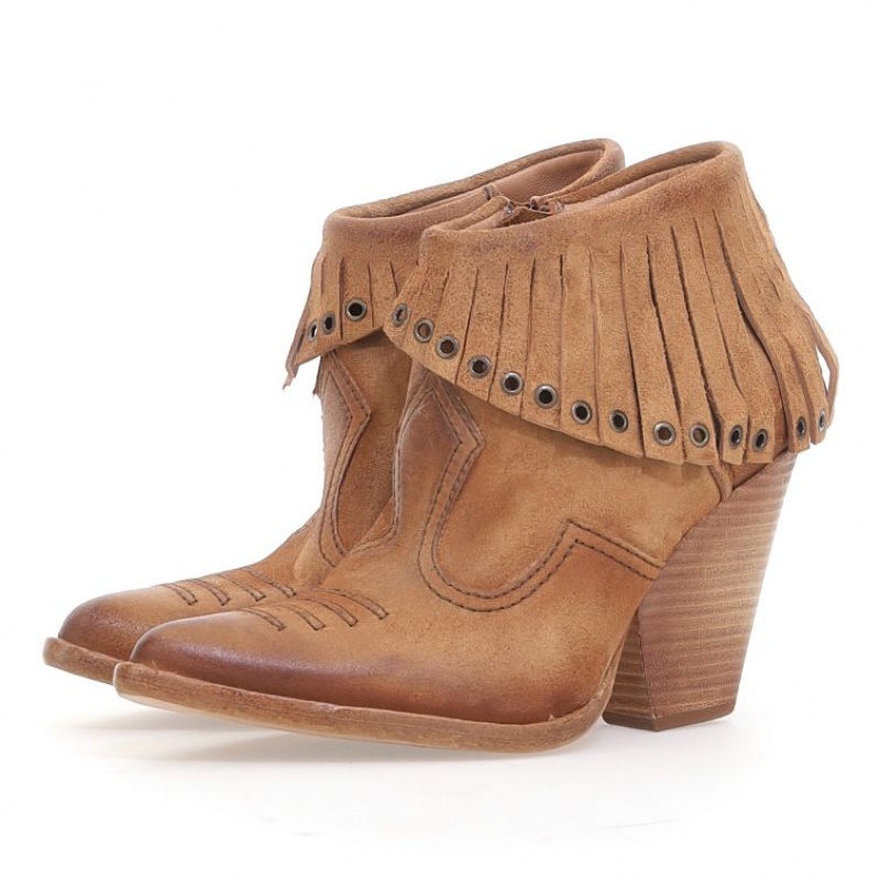 A.S.98 Brigit Ankle boots Dame Gul | NO-PZJRUM732