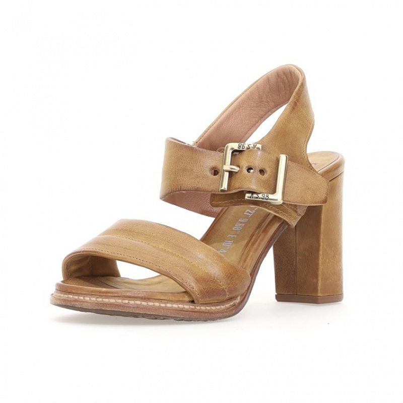 A.S.98 Brittany Sandaler Dame Khaki | NO-OVKAFB423
