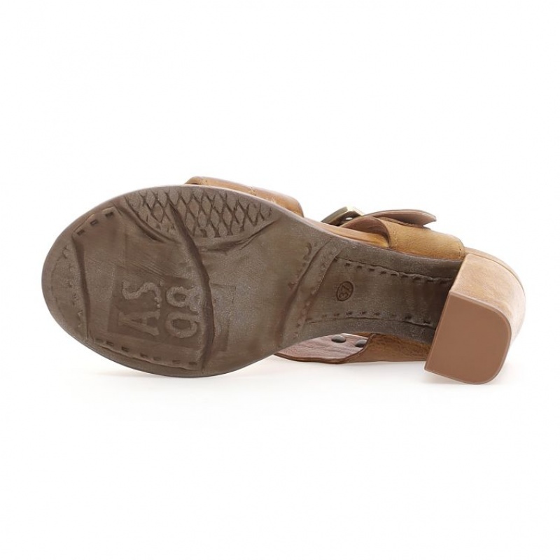 A.S.98 Brittany Sandaler Dame Khaki | NO-OVKAFB423
