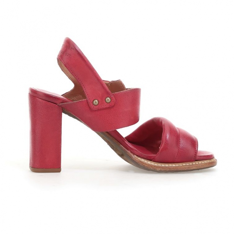 A.S.98 Brittany Sandaler Dame Mørke Rød | NO-UBTKLM450
