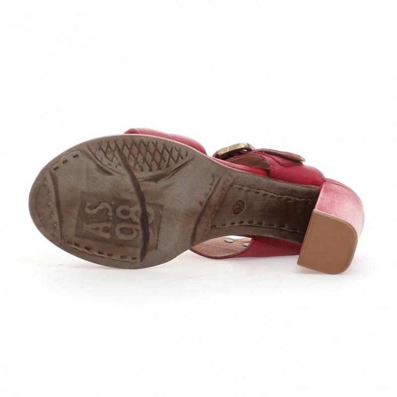A.S.98 Brittany Sandaler Dame Mørke Rød | NO-UBTKLM450
