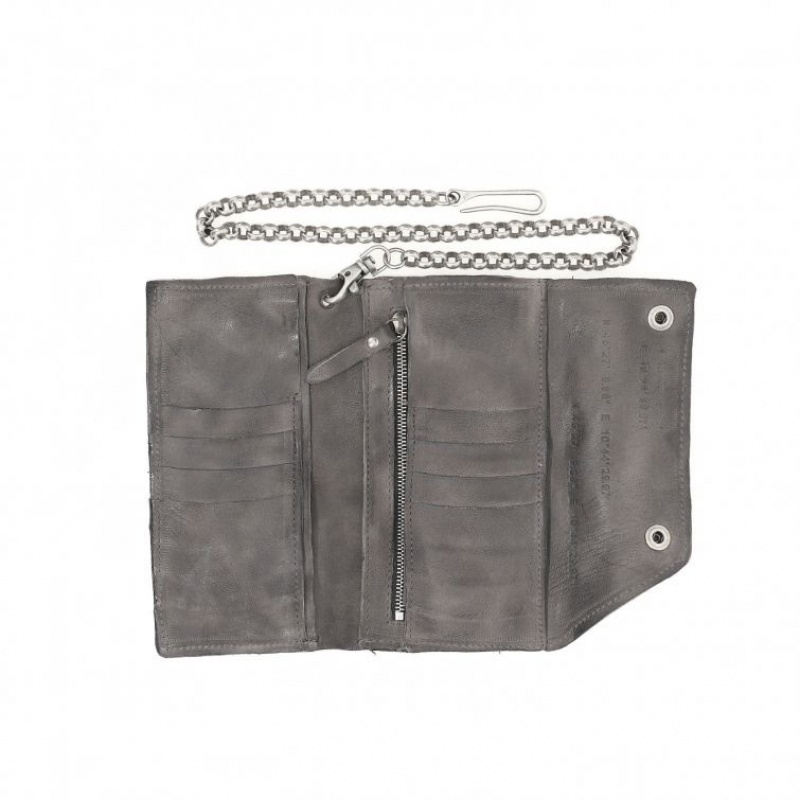 A.S.98 Brock Lommebok Unisex Grå | NO-TGNJRQ243