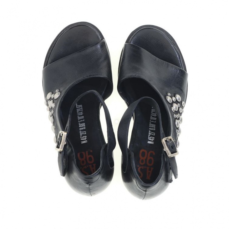 A.S.98 Brooke Sandaler Dame Svarte | NO-XKRIEO325